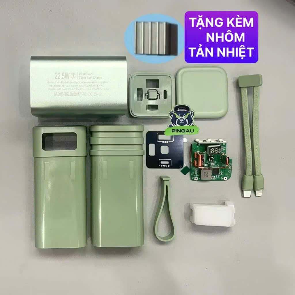 LANH-POWER Power Bank - Bộ phụ kiện đầy đủ